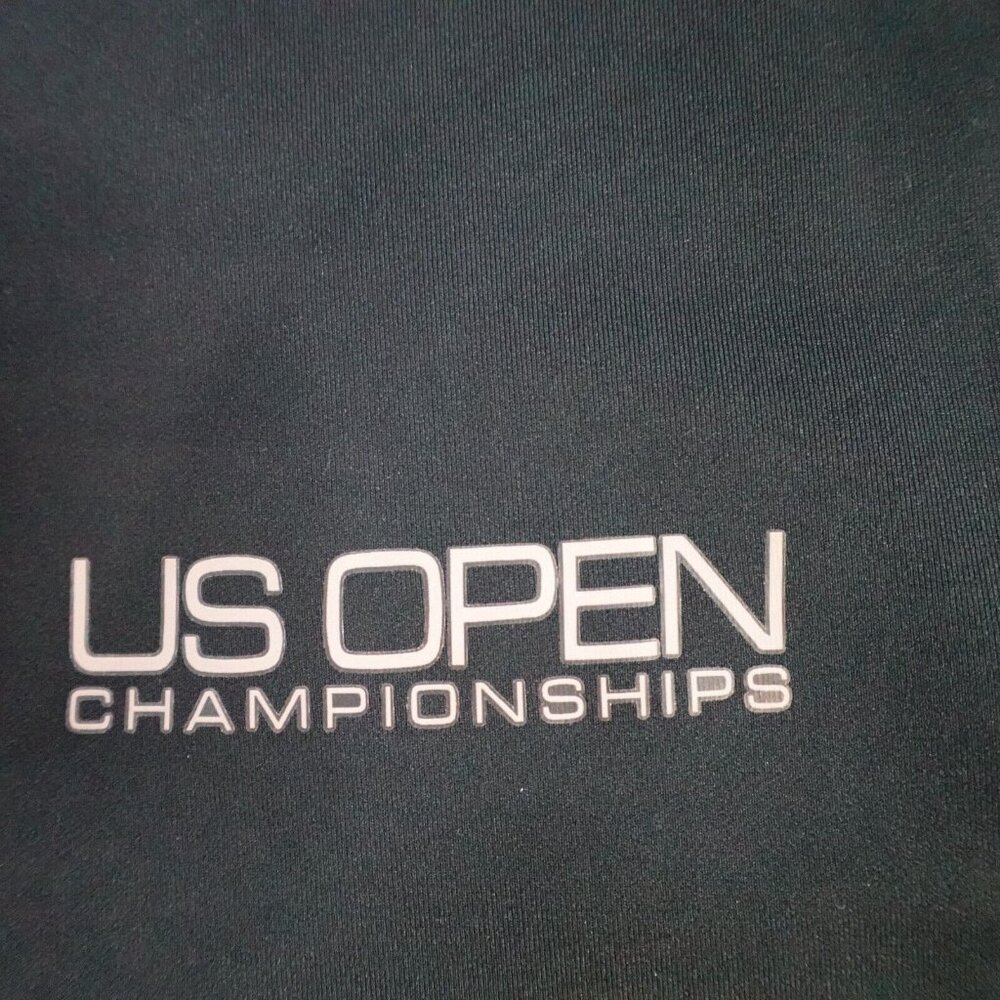 Zero Restriction Shirt Medium Black Solid 1/4 Zip… - image 2